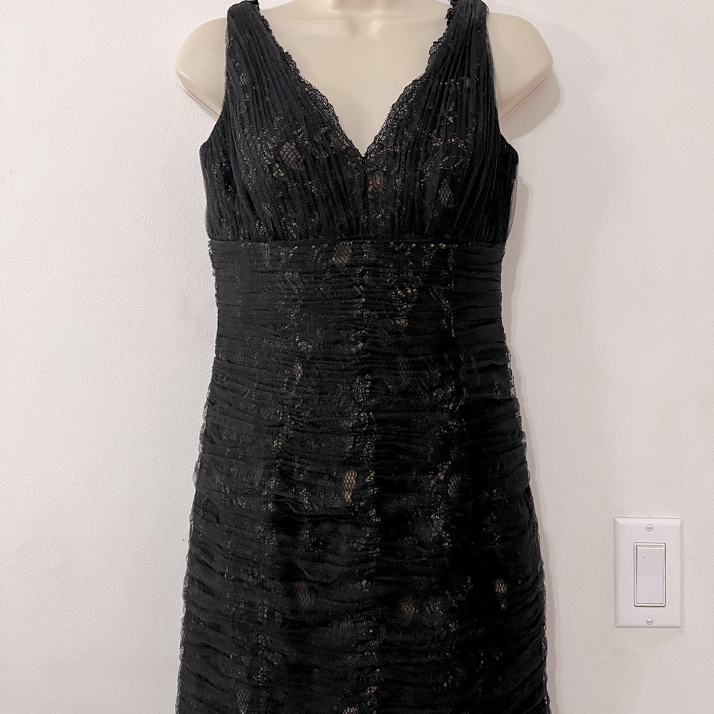 Monique Lhuillier Lusting Over You Black Gown $598 - Picture 9 of 16